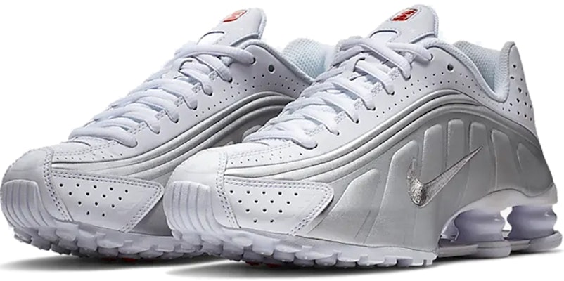 (Youth) Nike Shox R4 'White Metallic Silver' BQ4000-100 Lookbook (Youth) Nike Shox R4 'White Metallic Silver' BQ4000-100