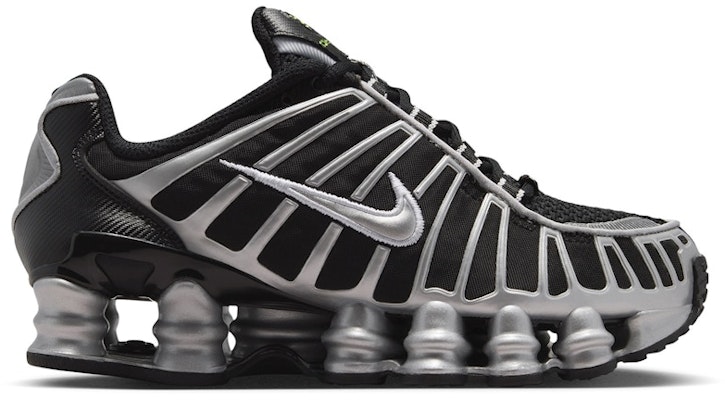 (JR) Nike Shox TL Hitam Volt Perak Metalik IQ0314-010 Buy (JR) Nike Shox TL Hitam Volt Perak Metalik IQ0314-010
