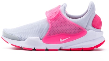 (Youth) Nike Sock Dart 'Pure Platinum White Racer Pink' 904277-001 (Youth) Nike Sock Dart 'Pure Platinum White Racer Pink' 904277-001