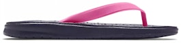 Order (PS) Nike Solay Kasual Flip-Flop Kanak-Kanak 'Hitam Ungu' 882827-402