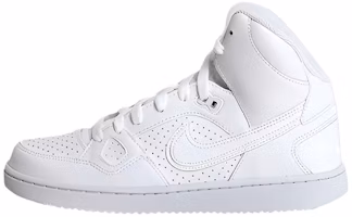 (Youth) Nike Son of Force Mid 'Triple White' 615158-109 (Youth) Nike Son of Force Mid 'Triple White' 615158-109