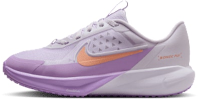(Youth) Nike Sonic Fly Sneakers Barely Grapes/White/Violet Star/Apricot Agate FZ0017-500 (Youth) Nike Sonic Fly Sneakers Barely Grapes/White/Violet Star/Apricot Agate FZ0017-500
