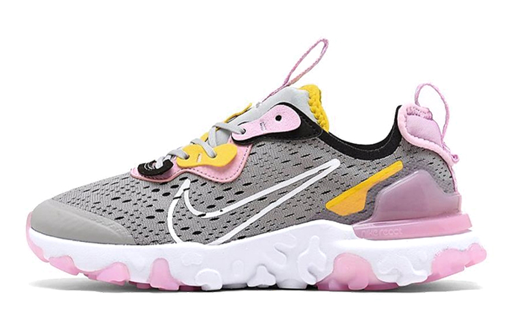 (Youth) Nike Sportswear React Vision Grey/Pink/Yellow