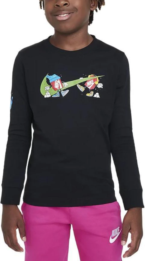 youth-nike-sportswear-youth-long-sleeve-crewneck-t-shirt-black-casual-comfort-hf-6006-010