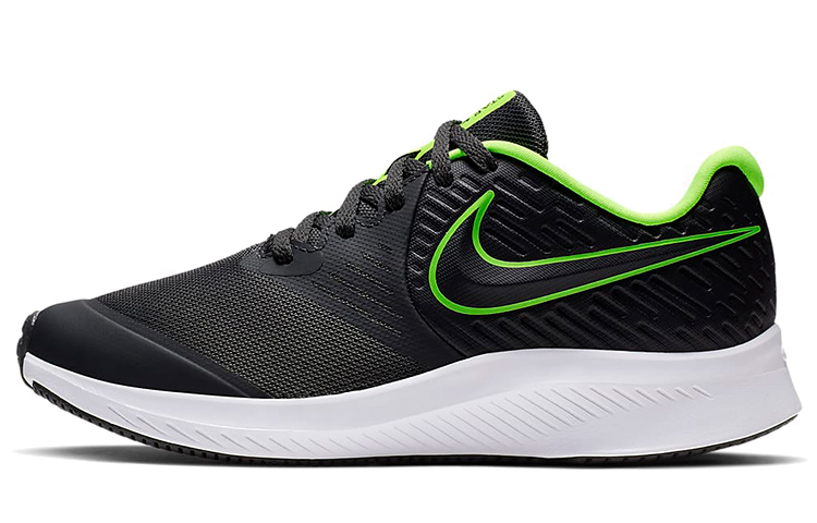 (Youth) Nike Star Runner 2 'Black Green' AQ3542-004
