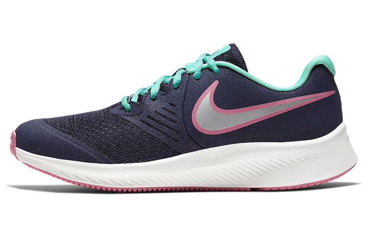 (Youth) Nike Star Runner 2 'Black Green Pink' CU4644-500