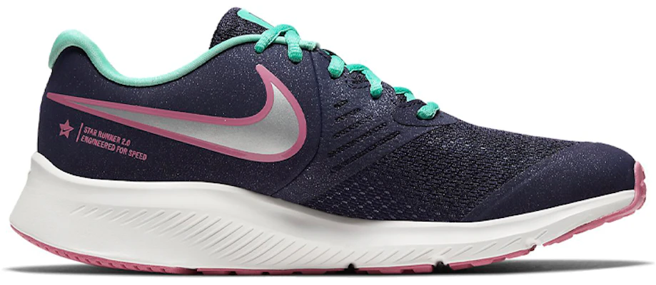 (JR) Nike Star Runner 2 ''Schwarz Grün Pink'' CU4644-500 Order (JR) Nike Star Runner 2 ''Schwarz Grün Pink'' CU4644-500