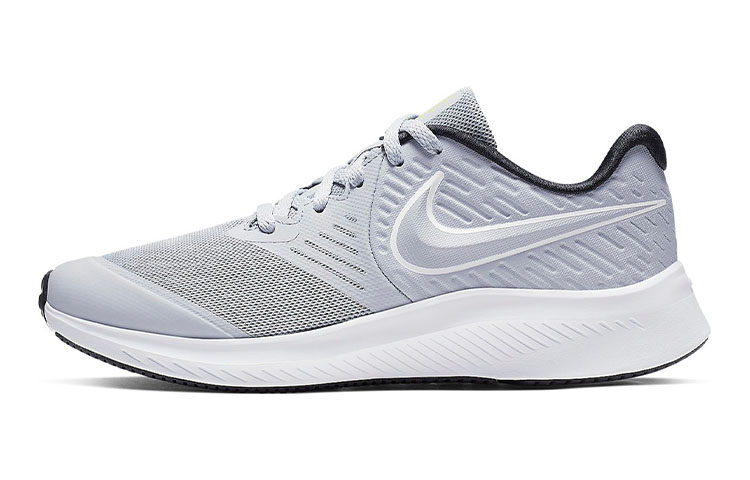 Buy (JR) Nike Star Runner 2 Sepatu Rendah Abu-Abu/Putih AQ3542-005