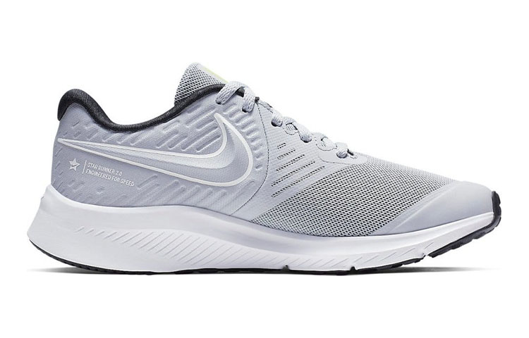 (Youth) Nike Star RNNR 2 Low-Top Grey/White 圖 2