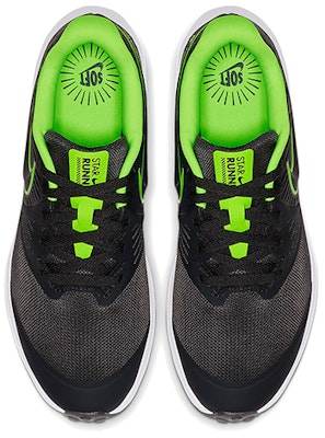 (JR) 나이키 스타 러너 2 블랙/그린 (Nike 스타 러너2 검/녹) AQ3542-004 Shop (JR) 나이키 스타 러너 2 블랙/그린 (Nike 스타 러너2 검/녹) AQ3542-004