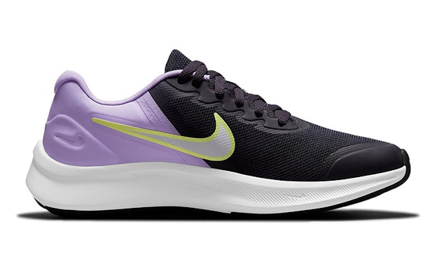Nike Star Runner 3 (GS) 輕便透氣 低幫運動跑步鞋 紫黑拼接 Order Nike Star Runner 3 (GS) 輕便透氣 低幫運動跑步鞋 紫黑拼接