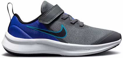 (Youth) Nike Star Runner 3 'Iron Grey Blue Lightning' DA2777-012 (Youth) Nike Star Runner 3 'Iron Grey Blue Lightning' DA2777-012