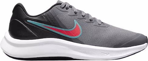 (Youth) Nike Star Runner 3 'Smoke Grey Siren Red' DA2776-008 (Youth) Nike Star Runner 3 'Smoke Grey Siren Red' DA2776-008