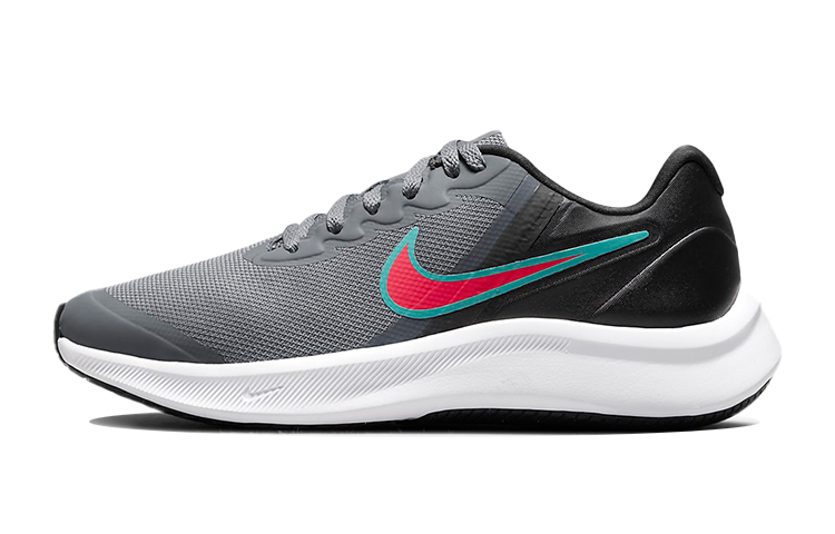 (Youth) Nike Star Runner 3 'Smoke Grey Siren Red' DA2776-008