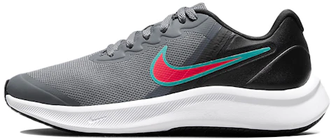 (Youth) Nike Star Runner 3 'Smoke Grey Siren Red' DA2776-008 (Youth) Nike Star Runner 3 'Smoke Grey Siren Red' DA2776-008