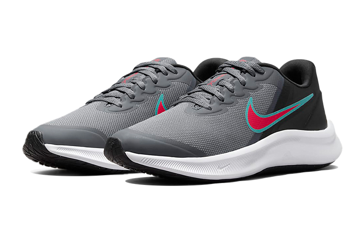 Lookbook (JR) Nike Star Runner 3 ''Grijs Rook Siren Rood'' DA2776-008