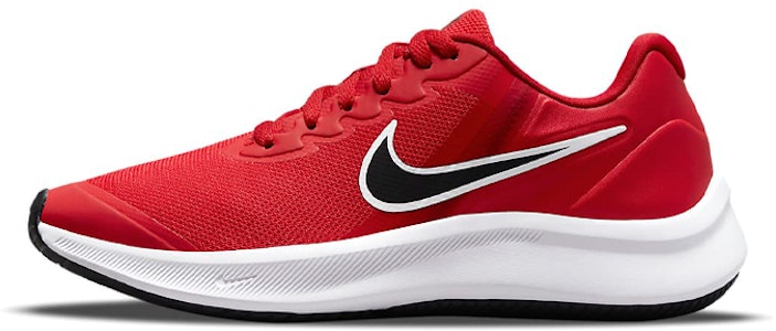 Nike Star Runner 3 防滑減震 低幫 跑步鞋 GS 紅白黑 Buy Nike Star Runner 3 防滑減震 低幫 跑步鞋 GS 紅白黑