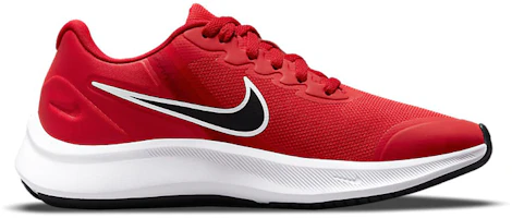 Order Nike Star Runner 3 防滑減震 低幫 跑步鞋 GS 紅白黑