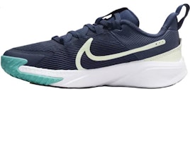 (Youth) Nike Star Runner 4 'Midnight Navy Volt Tint' DX7614-409 (Youth) Nike Star Runner 4 'Midnight Navy Volt Tint' DX7614-409