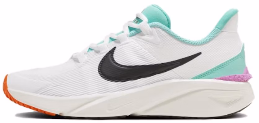 (Youth) Nike Star Runner 4 'White Teal Total Orange' HQ1187-101 Buy (Youth) Nike Star Runner 4 'White Teal Total Orange' HQ1187-101