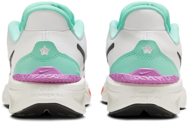 (Youth) Nike Star Runner 4 'White Teal Total Orange' HQ1187-101 Sizing (Youth) Nike Star Runner 4 'White Teal Total Orange' HQ1187-101