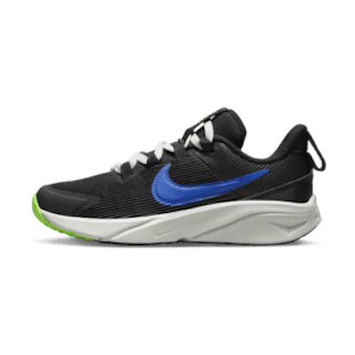 (Youth) Nike Star RNNR 4 Black/Summit White/Green Strike/Racer Blue