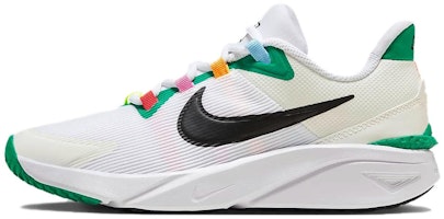 (Youth) Nike Star Runner 4 Next Nature 'White Green Black' HM5636-101 (Youth) Nike Star Runner 4 Next Nature 'White Green Black' HM5636-101