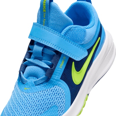 (Preschool) Nike Star Runner 5 University Blue/Blue Void/Football Grey/Bolt HF7005-400 Sizing (Preschool) Nike Star Runner 5 University Blue/Blue Void/Football Grey/Bolt HF7005-400