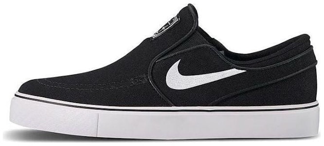 耐吉 SB Stefan Janoski 帆布低幫懶人鞋 GS 黑白 Buy 耐吉 SB Stefan Janoski 帆布低幫懶人鞋 GS 黑白