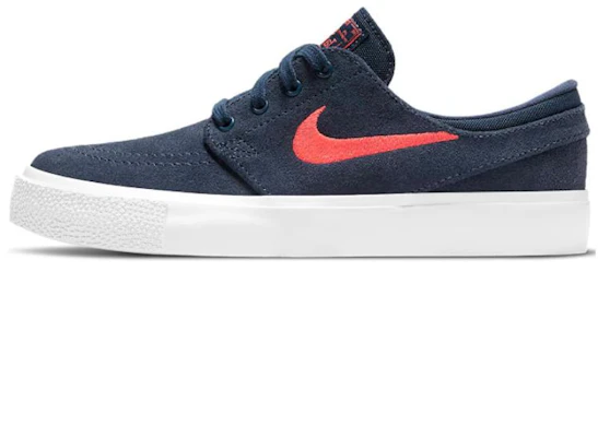 (JR) Nike Stefan Janoski SB ''Blu Mezzanotte Crimson'' 525104-414 Buy (JR) Nike Stefan Janoski SB ''Blu Mezzanotte Crimson'' 525104-414
