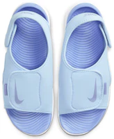 Lookbook 大童 Nike Sunray Adjust 5 V2 防滑運動涼鞋 白藍