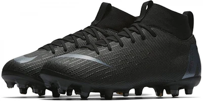 Lookbook 兒童 Nike JR Mercurial Superfly 6 刺客 12 Academy FG/MG 多場地足球鞋 黑銀