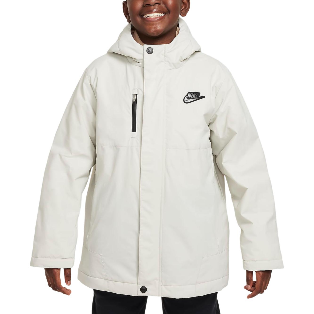 (Youth) Nike Systems 3-in-1 Hooded Jacket Light Bone - Stylish & Comfy for Teens HQ7180-072