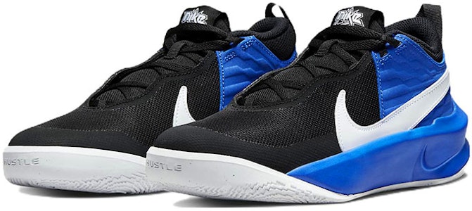 (JR) Nike Team Hustle D10 'Hitam Game Royal' CW6735-010 Lookbook (JR) Nike Team Hustle D10 'Hitam Game Royal' CW6735-010