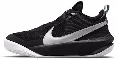 (Youth) Nike Team Hustle D10 'Black Metallic Silver' CW6735-004 (Youth) Nike Team Hustle D10 'Black Metallic Silver' CW6735-004