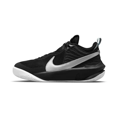 (Youth) Nike Team Hustle D10 'Black Metallic Silver'