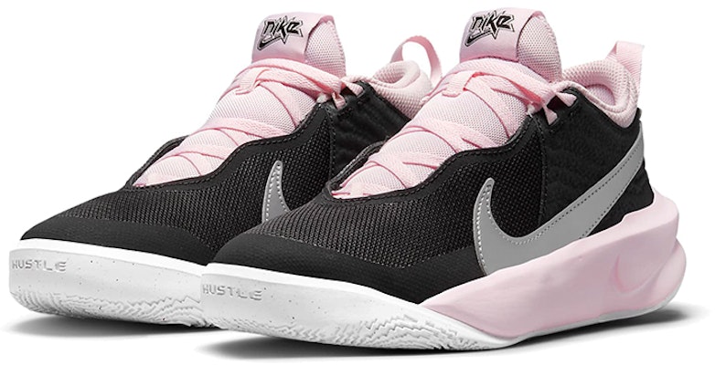 (JR) Nike Team Hustle D10 'Hitam Pink Foam' CW6735-003 Lookbook (JR) Nike Team Hustle D10 'Hitam Pink Foam' CW6735-003