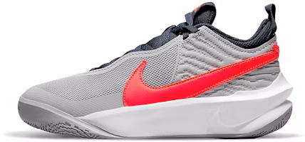 (Youth) Nike Team Hustle D10 'Light Smoke Bright Crimson' CW6735-006 (Youth) Nike Team Hustle D10 'Light Smoke Bright Crimson' CW6735-006