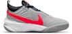 (JR) Nike Team Hustle D10 'Light Smoke Bright Crimson' Lelaki Kasut Sukan CW6735-006
