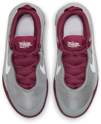 (Youth) Nike Team Hustle D10 'Smoke Grey Dark Beetroot' CW6735-007 Shop (Youth) Nike Team Hustle D10 'Smoke Grey Dark Beetroot' CW6735-007