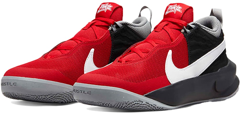 (Youth) Nike Team Hustle D10 'University Red Black' CW6735-607 Lookbook (Youth) Nike Team Hustle D10 'University Red Black' CW6735-607