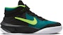 (JR) Nike Team Hustle D10 FlyEase 'Hitam Hijau Terang Volt' DD7303-012