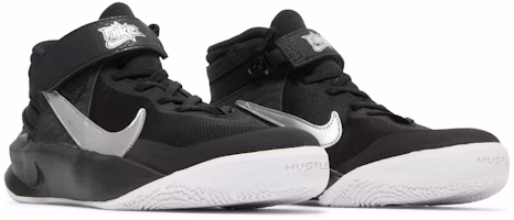 Nike Team Hustle D 10 FlyEase 中筒 復古籃球鞋 GS 黑紅 Cheap Nike Team Hustle D 10 FlyEase 中筒 復古籃球鞋 GS 黑紅