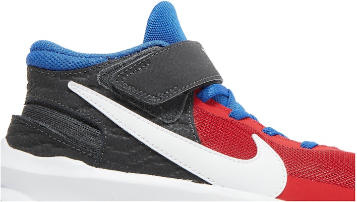 Nike Team Hustle D 10 FlyEase 中筒 復古籃球鞋 GS 紅藍黑 Order Nike Team Hustle D 10 FlyEase 中筒 復古籃球鞋 GS 紅藍黑