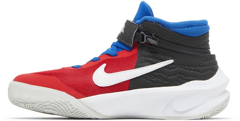 Nike Team Hustle D 10 FlyEase 中筒 復古籃球鞋 GS 紅藍黑 Lookbook Nike Team Hustle D 10 FlyEase 中筒 復古籃球鞋 GS 紅藍黑