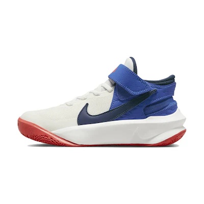 (Youth) Nike Team Hustle D10 FlyEase 'White Game Royal'