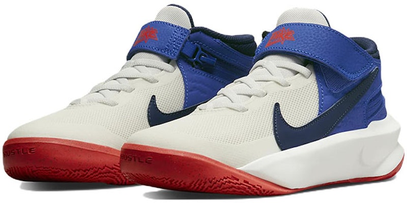 (Youth) Nike Team Hustle D10 FlyEase 'White Game Royal' DD7303-103 Lookbook (Youth) Nike Team Hustle D10 FlyEase 'White Game Royal' DD7303-103