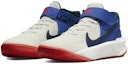 Lookbook (JR) Nike Team Hustle D10 FlyEase 'Putih Game Royal' DD7303-103