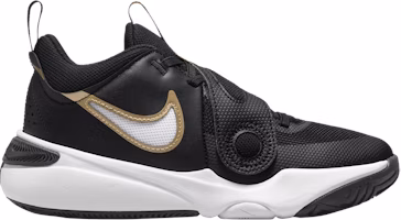(Youth) Nike Team Hustle D11 'Black Metallic Gold' DV8996-004 (Youth) Nike Team Hustle D11 'Black Metallic Gold' DV8996-004