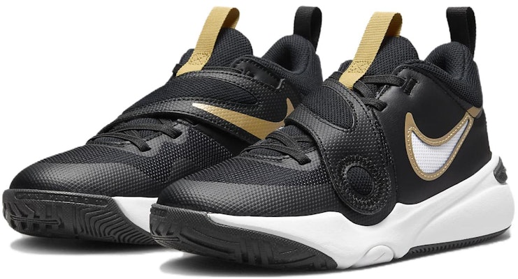 (Youth) Nike Team Hustle D11 'Black Metallic Gold' DV8996-004 Lookbook (Youth) Nike Team Hustle D11 'Black Metallic Gold' DV8996-004